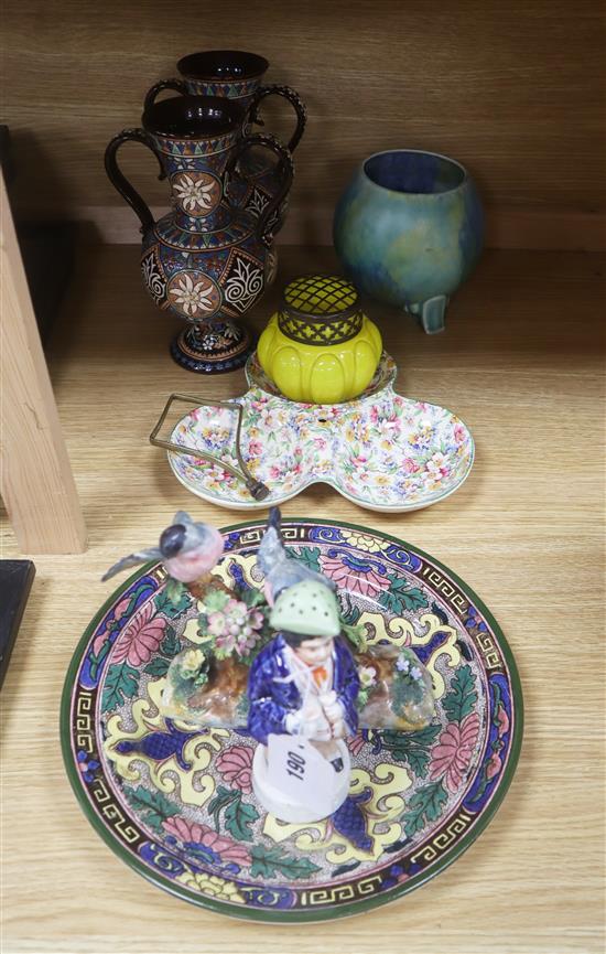 A group of mixed European ceramics